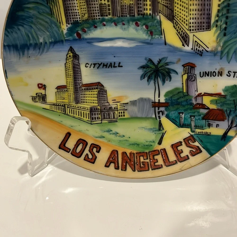 Los Angeles Plate - Vintage - Picture 5 of 6